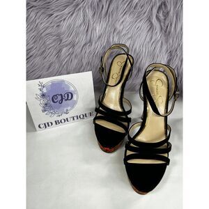 Jessica Simpson Women's Balina Platform Sandals - Black 8.5M